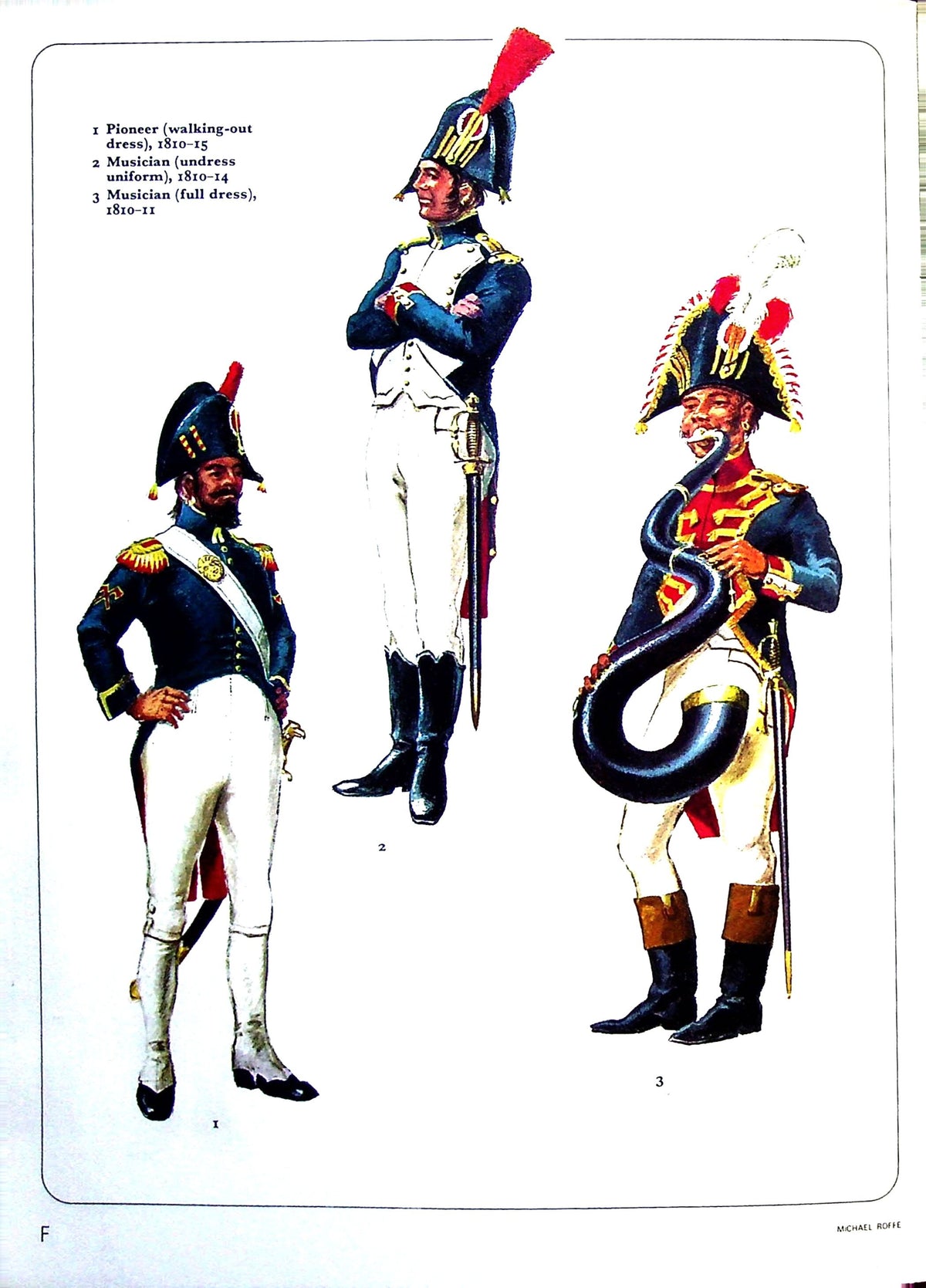 FOOT GRENADIERS OF THE IMPERIAL GUARD:  1971 Osprey 'Men at Arms' Series Soft Cover/ NEW