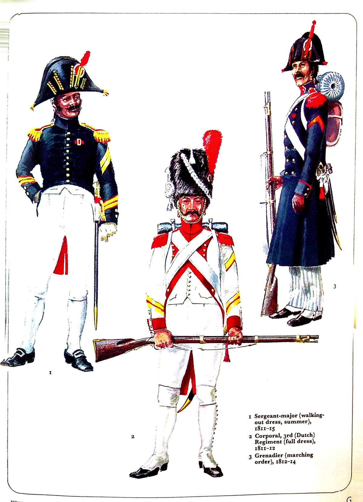 FOOT GRENADIERS OF THE IMPERIAL GUARD:  1971 Osprey 'Men at Arms' Series Soft Cover/ NEW