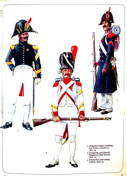 FOOT GRENADIERS OF THE IMPERIAL GUARD:  1971 Osprey 'Men at Arms' Series Soft Cover/ NEW