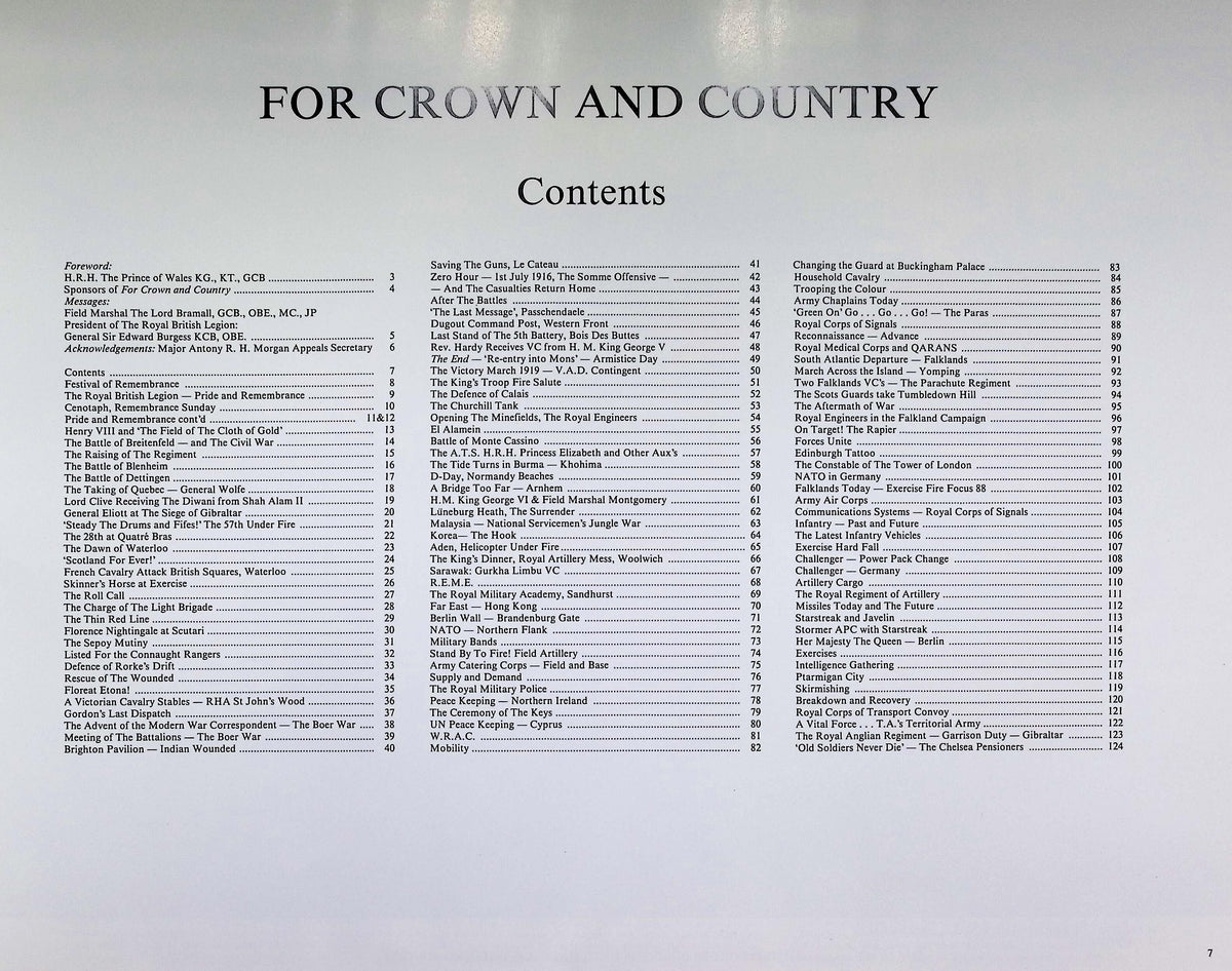 For Crown and Country by David Riddick: 1989 NEW First Edition Hardback