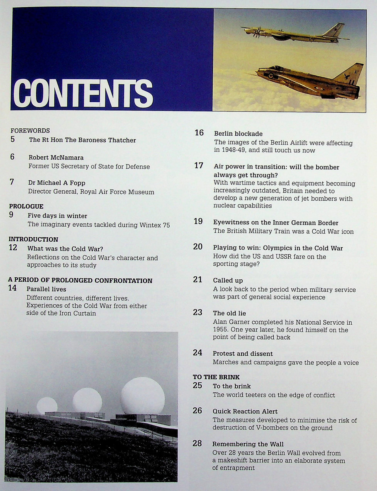 Forty-Year Winter, RAF Museum's Cold War Exhibition Guide