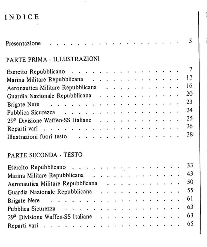 Fregi Mostrine Distintivi della RSI (Friezes, Insignias & Badges of the RSI) by H.Kuchler
