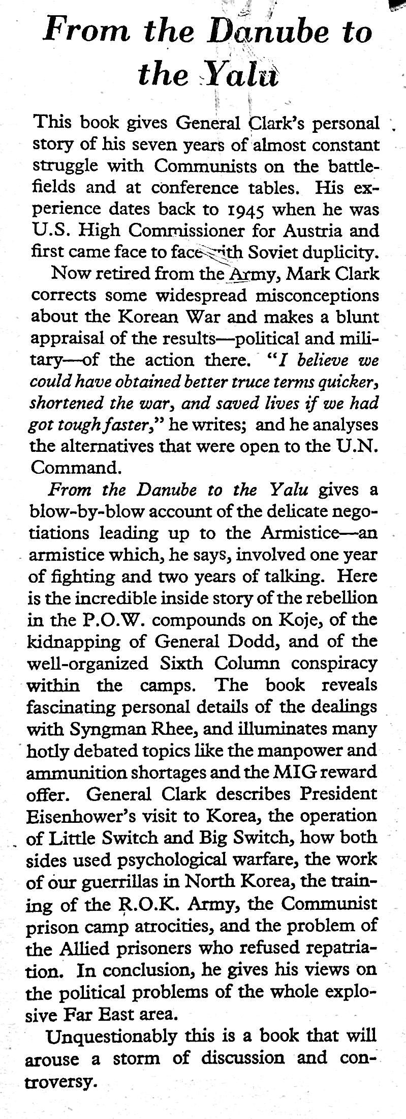 FROM THE DANUBE TO THE YALU
