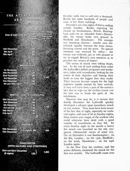 Front Line 1940-1941, The Official Story of the Civil Defence: 1942 Excellent 1st Edition