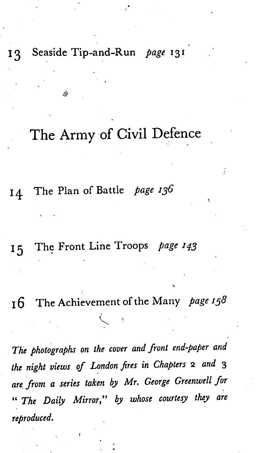 Front Line 1940-1941, The Official Story of the Civil Defence: 1942 Well Read 1st Edition