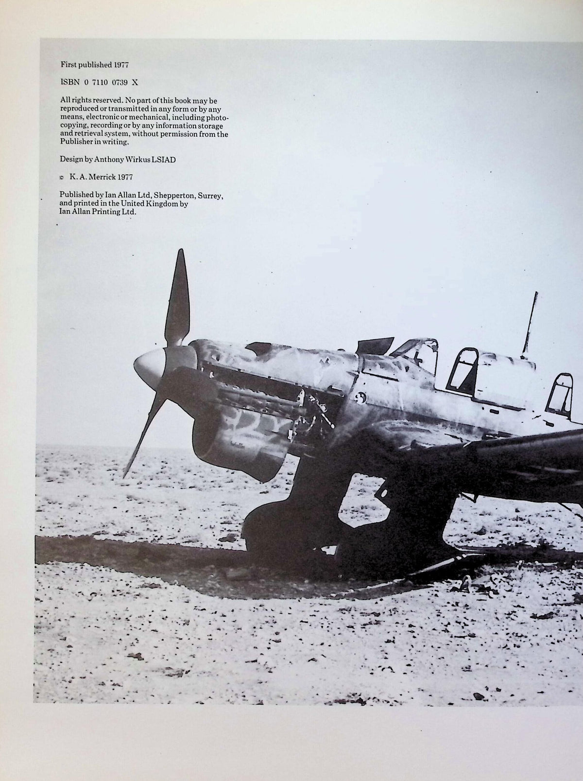 German Aircraft Markings 1939-1945: K Merrick 1977 1st edition hardback
