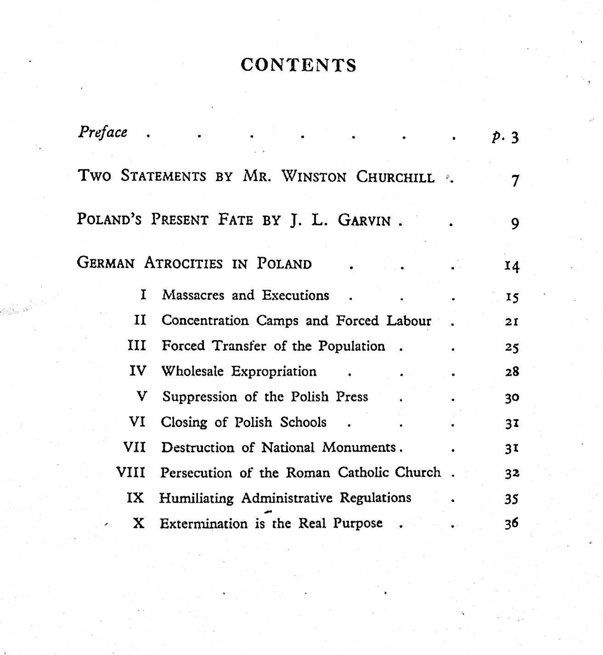 GERMAN ATROCITIES IN POLAND. SOME FACTS: JL Garvin 1940 paperback