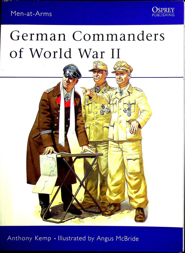 GERMAN COMMANDERS OF WORLD WAR II: Osprey 'Men at Arms' #124/ Soft Card Cover