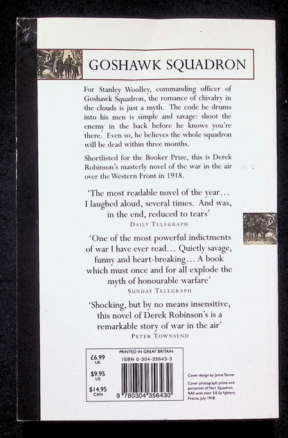 Goshawk Squadron by Derek Robinson: 2003 Paperback