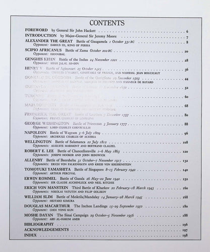 Great Commanders and Their Battles by Anthony Livesey: 1993 Hardback
