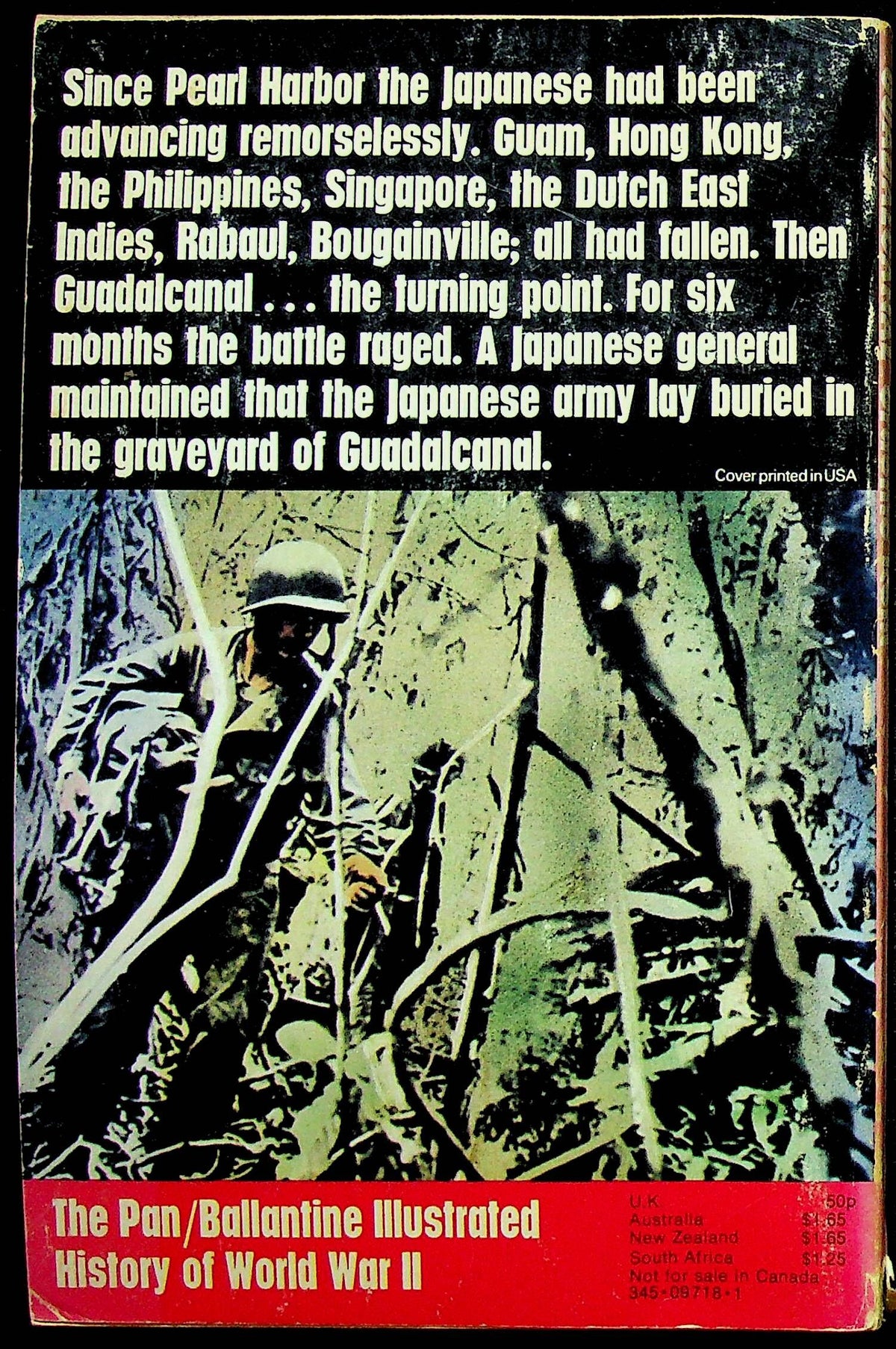 Guadalcanal, Island Ordeal by Graeme Kent: Pan/Ballentine Illustrated History of WWII