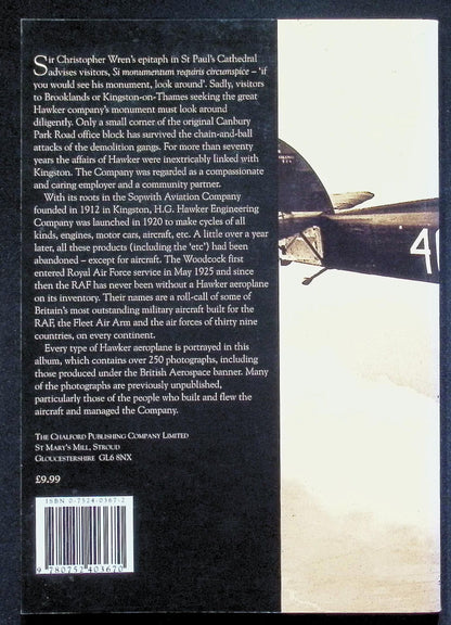 Hawker Aircraft Ltd by Derek N James: NEW 1996 First Edition Softcover Trade Paperback