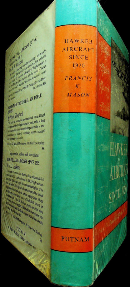 Hawker Aircraft since 1920 by FK Mason: 1961 first edition Fine