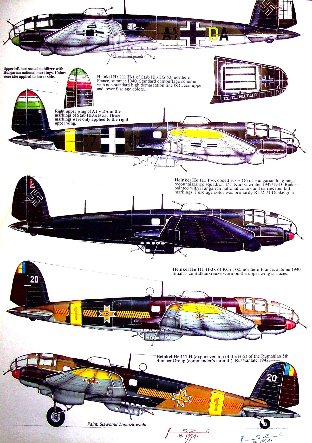 HEINKEL HE111H: Manfred Griehl 1996 paperback
