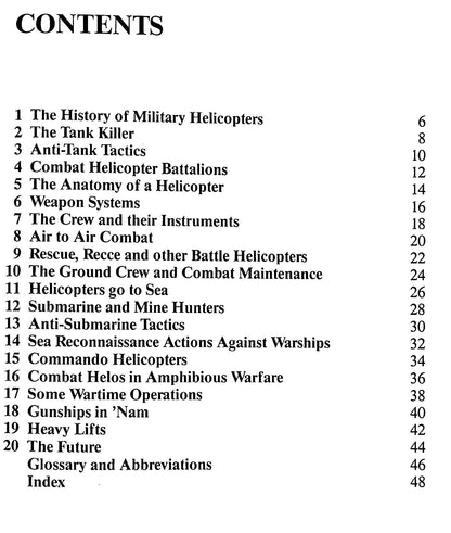 Helicopters: Modern Military Techniques/ 1986 1st Edition PB/NEW
