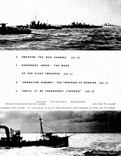 His Majesty's Minesweepers: Admiralty Account of WWII Operations