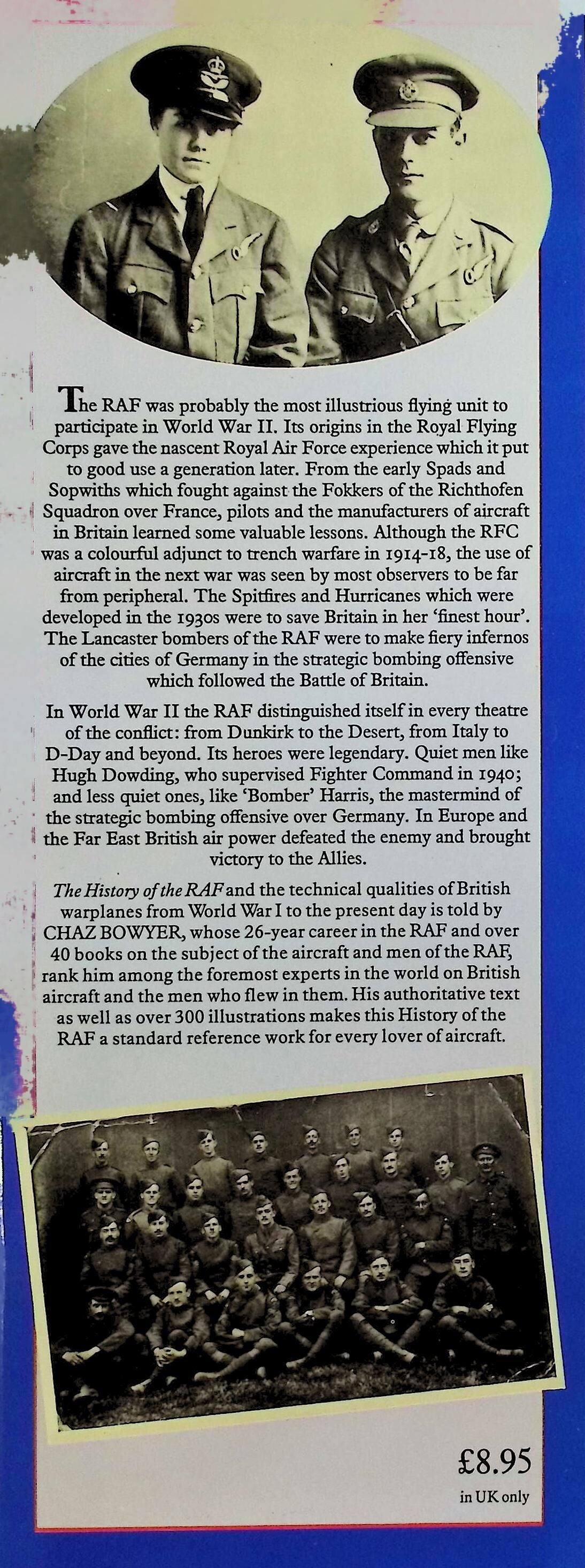 History of The RAF: Large Format Hardback plus Dust Jacket