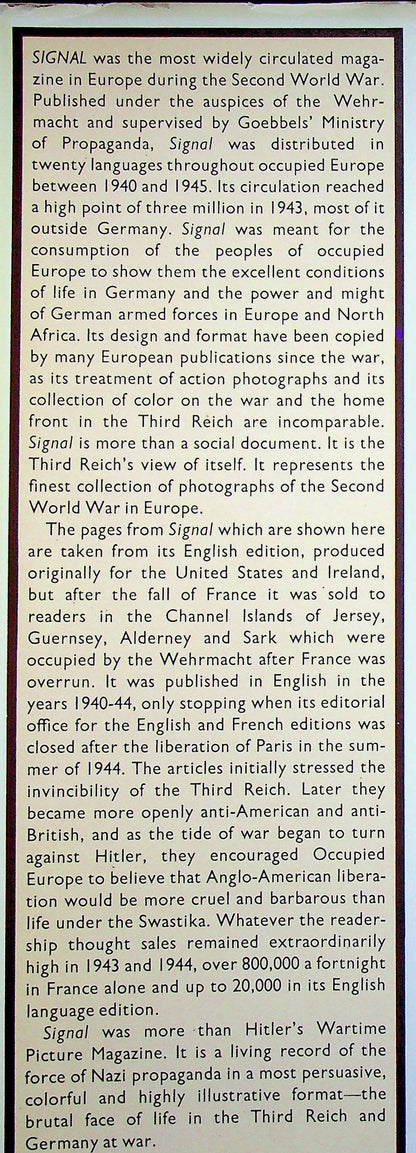 Hitler's Wartime Picture Magazine: S. L. Mayer 1976 Hardback Good