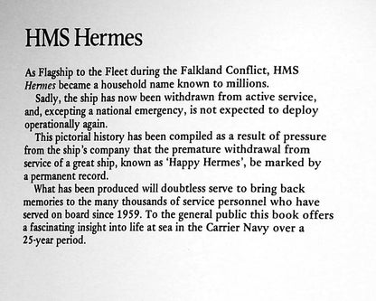 HMS Hermes 1959-1984 by Tony Dyson 1984 1st edition large format softcover