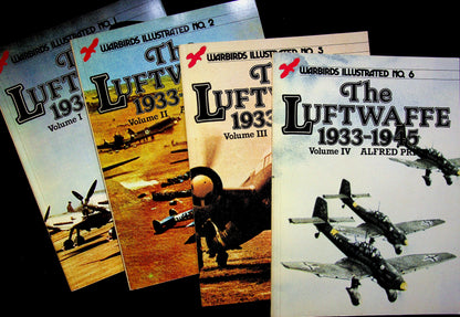 The Luftwaffe 1933-1945 Vols I-IV by Alfred Price:  New 1981-2 Complete Set Softcover Books