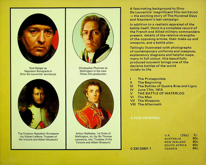 The Field of Waterloo by Paul Davies: 1970 New 1st Ed.Softcover Companion Volume to the Film