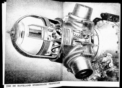 De Havilland Hydromatic Propellers, Manual for Pilots and Ground Staff: Signed by WingCo KD Mackay of RAF East Kirkby, 1945