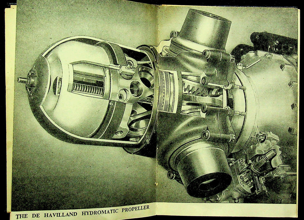 De Havilland Hydromatic Propellers, Manual for Pilots and Ground Staff: Signed by WingCo KD Mackay of RAF East Kirkby, 1945