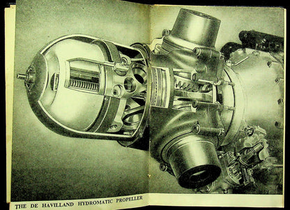 De Havilland Hydromatic Propellers, Manual for Pilots and Ground Staff: Signed by WingCo KD Mackay of RAF East Kirkby, 1945