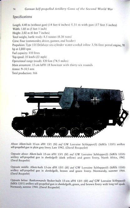 German Self-propelled Artillery Guns of the Second World War by Craig Moore: New 2019 1st Edition Trade Paperback