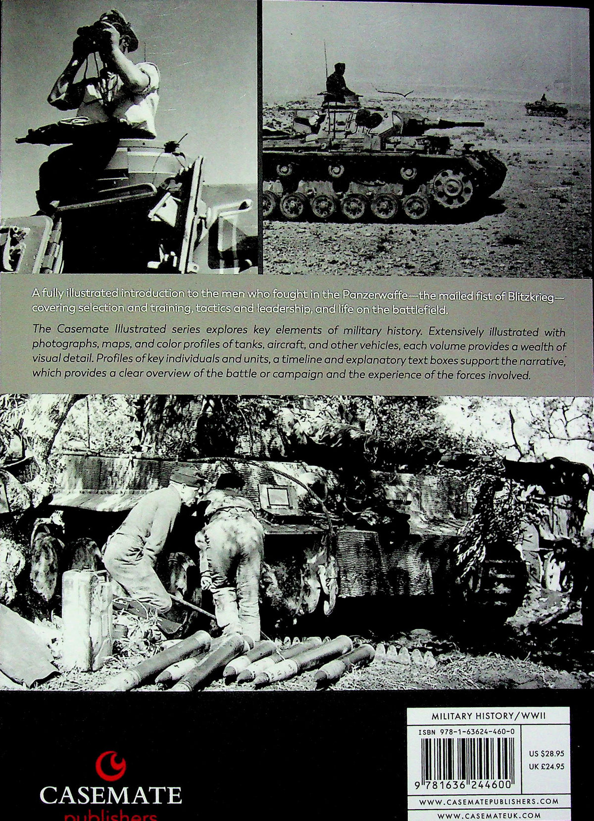 Panzer Crewman by Simon Forty & R.Charlton-Taylor: NEW 2025 1st Edition Casemate Illustrated
