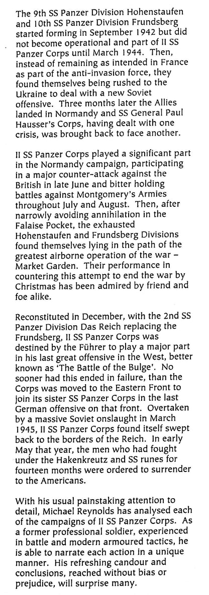 Sons of the Reich, II SS Panzer Corps in the Ardennes and Eastern Front by Maj-Gen Michael Reynolds: NEW 2002 1st Edition Hardback