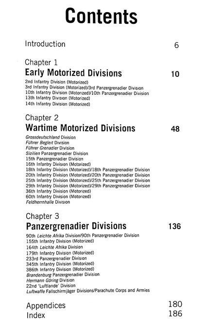 Panzergrenadier Divisions 1939-45, Vehicle Identification Guide by Chris Bishop: NEW 2007 1st Edition Hardback