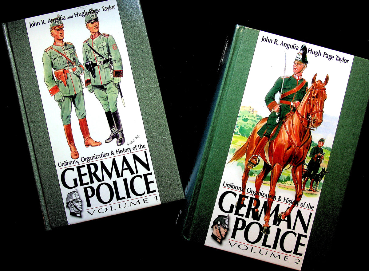 Uniforms, Organization & History of the German Police Vols 1 & 2: NEW 2004 & 2009 1st Edition Hardbacks