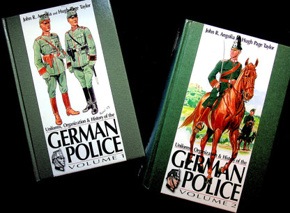 Uniforms, Organization & History of the German Police Vols 1 & 2: NEW 2004 & 2009 1st Edition Hardbacks
