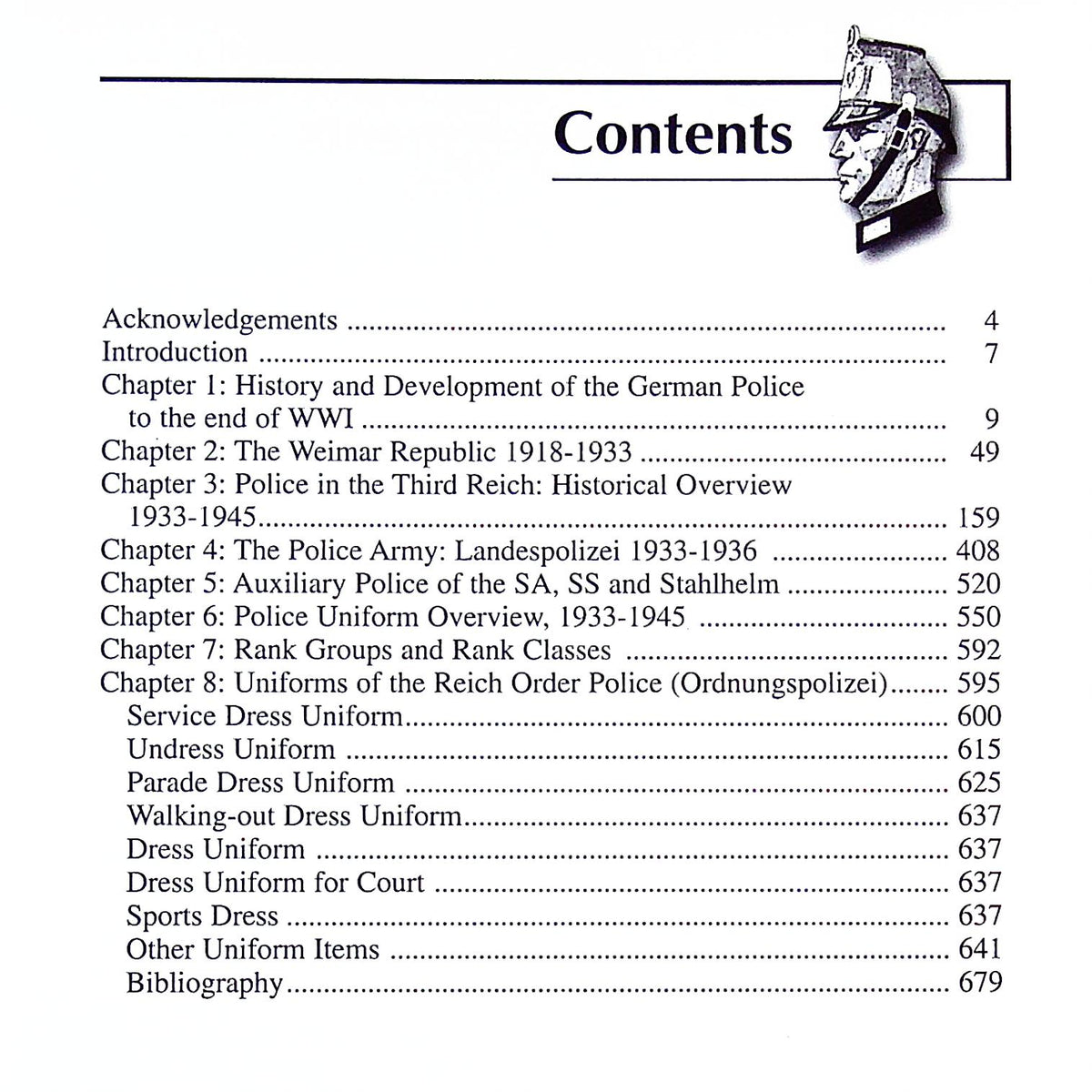 Uniforms, Organization & History of the German Police Vols 1 & 2: NEW 2004 & 2009 1st Edition Hardbacks