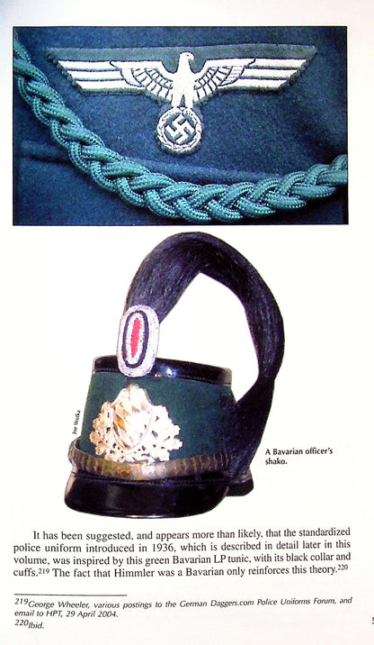 Uniforms, Organization & History of the German Police Vols 1 & 2: NEW 2004 & 2009 1st Edition Hardbacks