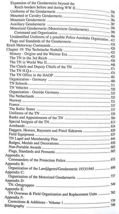 Uniforms, Organization & History of the German Police Vols 1 & 2: NEW 2004 & 2009 1st Edition Hardbacks