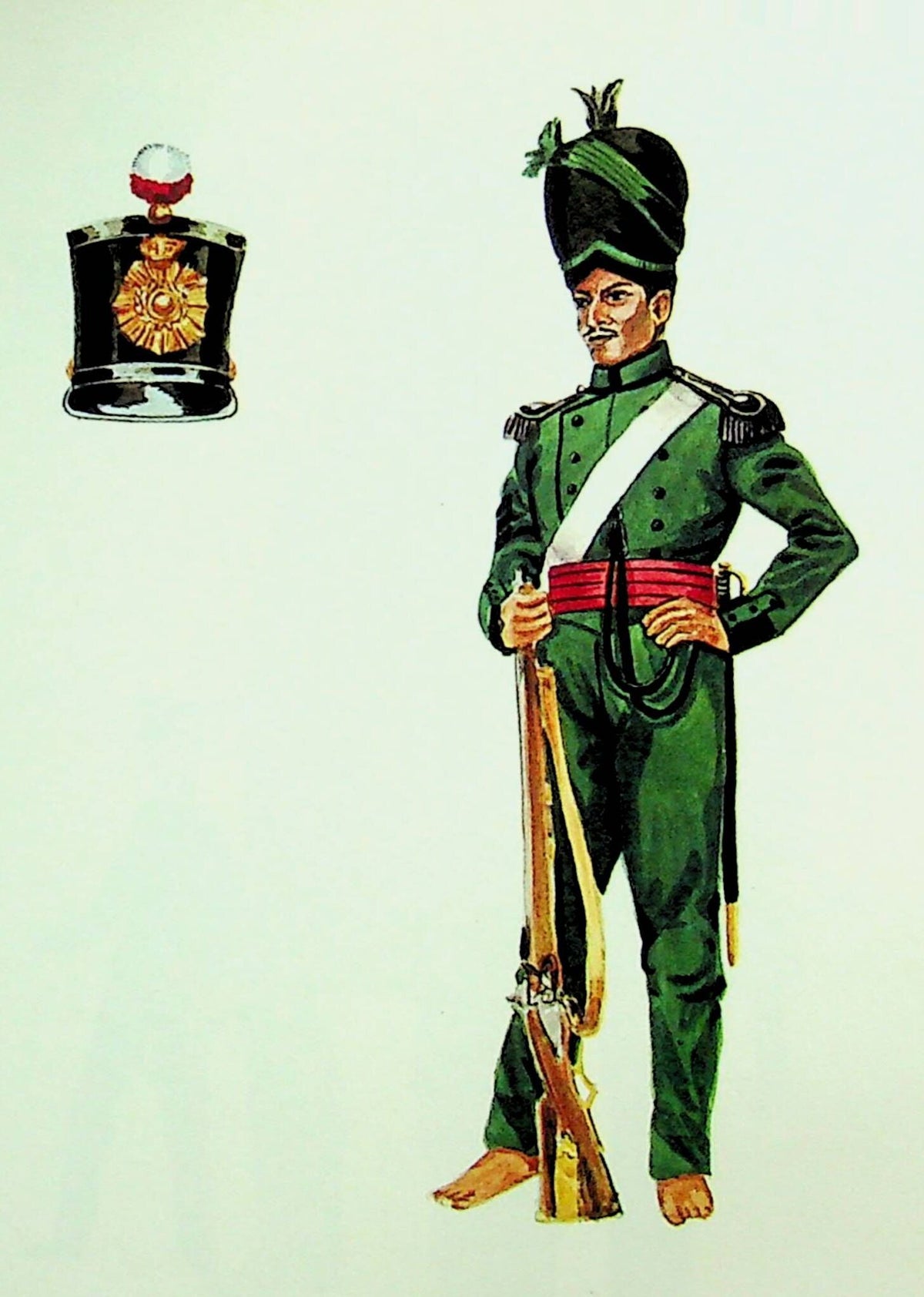 Infantry Uniforms by R&C Wilkinson-Latham: 1972 Second Edition Hardback