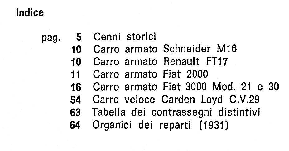 Italian Armour Between the Wars: Carri Armati #1/ 64 pages of Text & Pictures