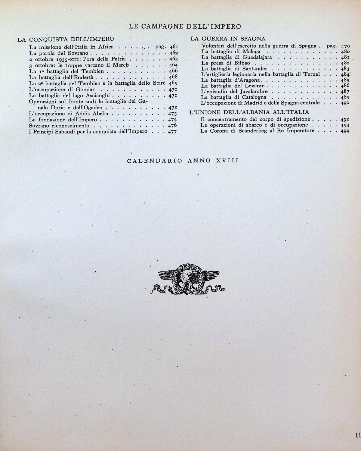 Italian Virtus (Italian Courage), Almanacco R.Esercito 1939.XVII: 1940 Hardback