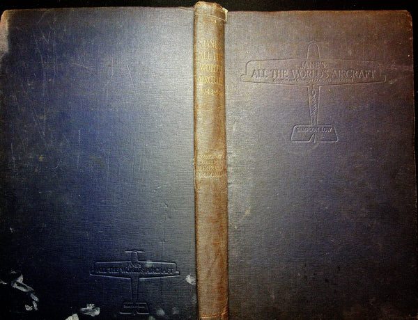Jane's All the World's Aircraft 1943-1944: 1944 1st Edition Large Format Hardback
