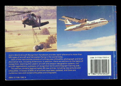 Jane's World Aircraft Recognition Handbook by Derek Wood: 1993 Paperback