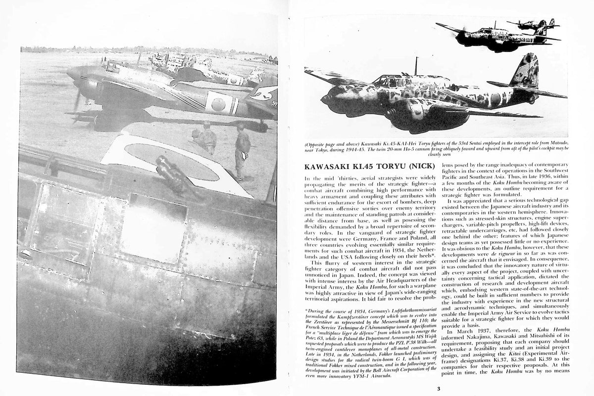 Japanese Army Fighters Part 1 by W Green & G Swanborough: NEW 1976 First Edition Hardback