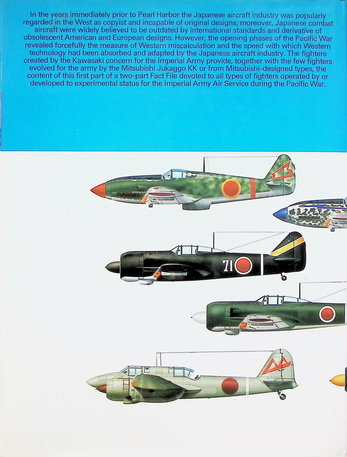 Japanese Army Fighters Part 1 by W Green & G Swanborough: NEW 1976 First Edition Hardback