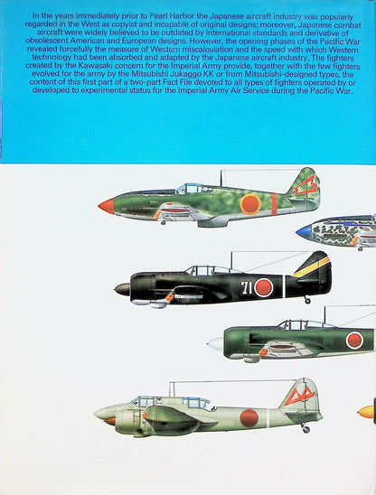 Japanese Army Fighters Part 1 by W Green & G Swanborough: NEW 1976 First Edition Hardback