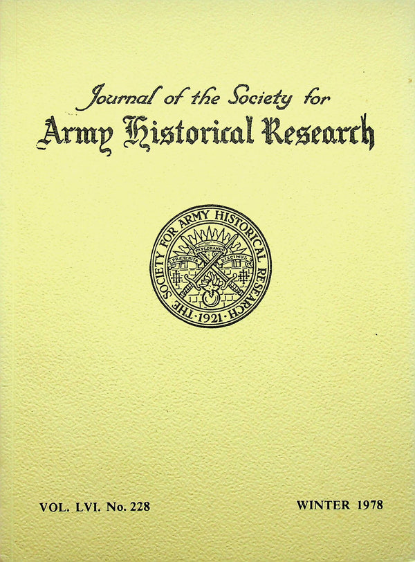Journal of the Society for Army Historical Research, Winter 1978; Vol. LVI #228: NEW