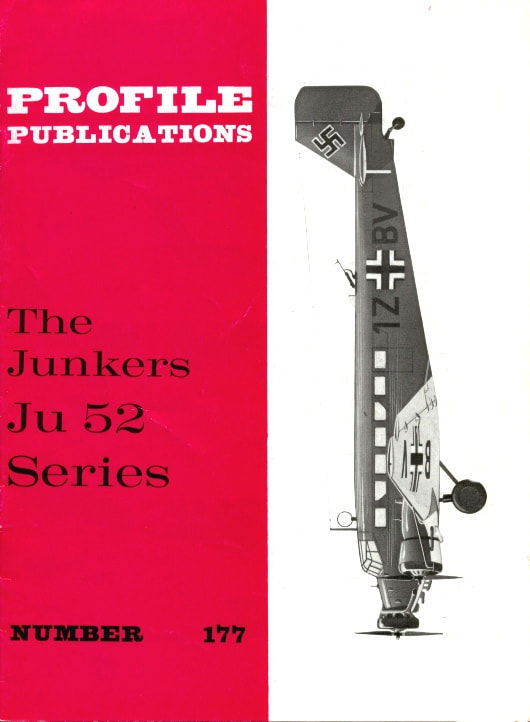 JUNKERS Ju.52 SERIES: PROFILE #177/ incl. 6 NEW PAGES & LARGE CUTAWAY