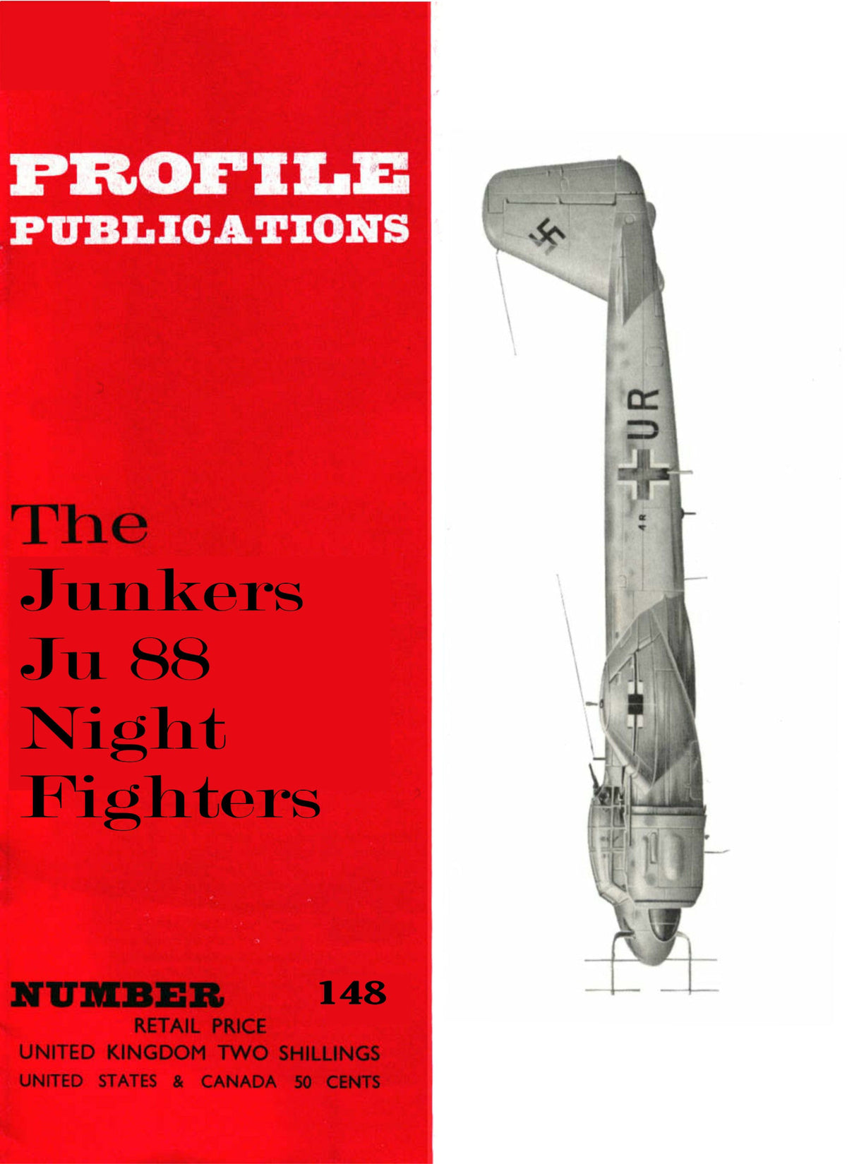 JUNKERS Ju 88 NFs: PROFILE #148 with ADDED-VALUE INFORMATION PACK & LARGE CUTAWAY