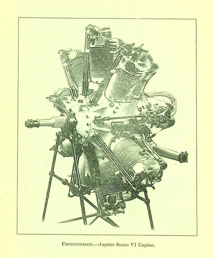 Jupiter Series VI Aero Engine AP 1278: 1st Ed 1927 RAF Handbook Hardback