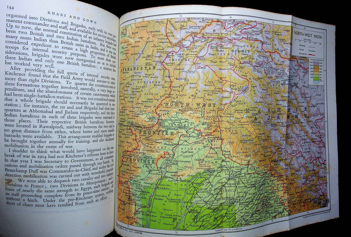 Khaki and Gown by Field-Marshal Lord Birdwood: 1947 First Edition Hardback